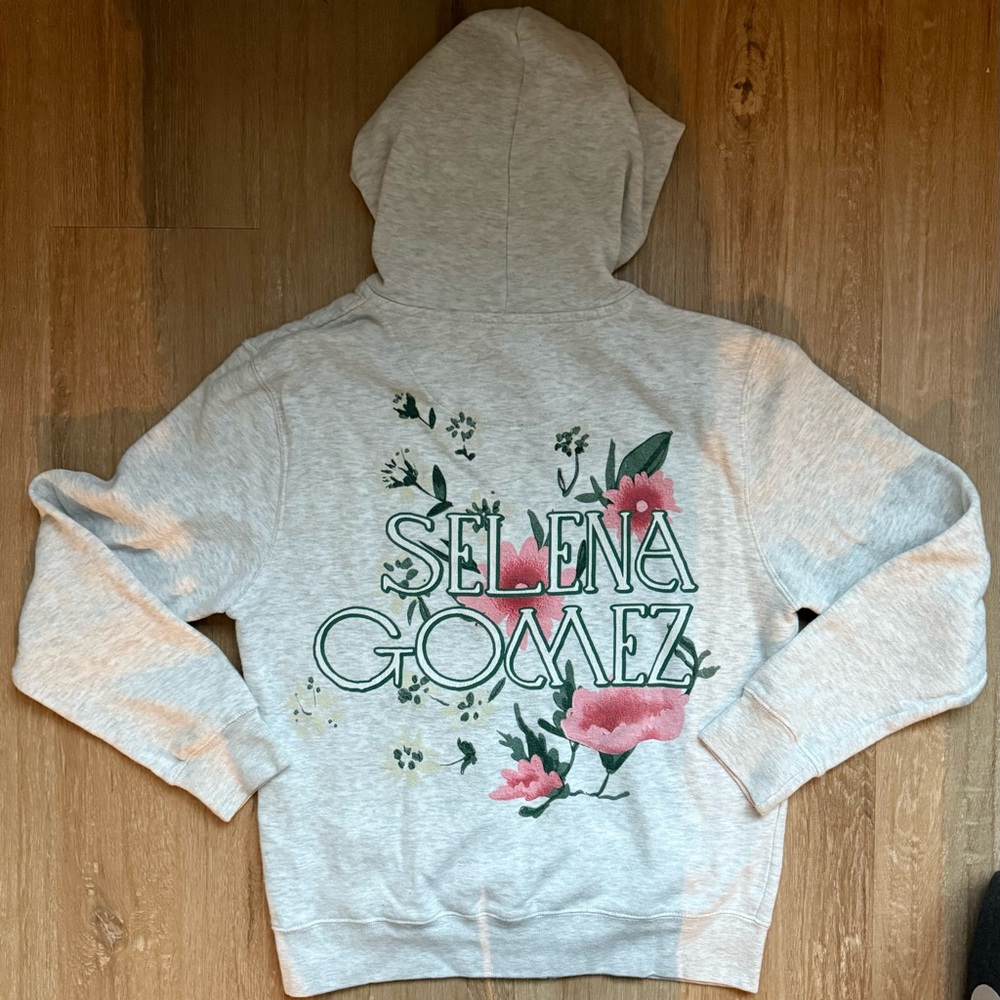 Selena Gomez Floral Zip Up Jacket Size Small